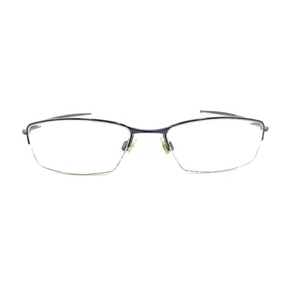 Oakley Transistor 22-235 Polished Black Half Rim Eyeglasses Frames 54-18 135 - Picture 6 of 12